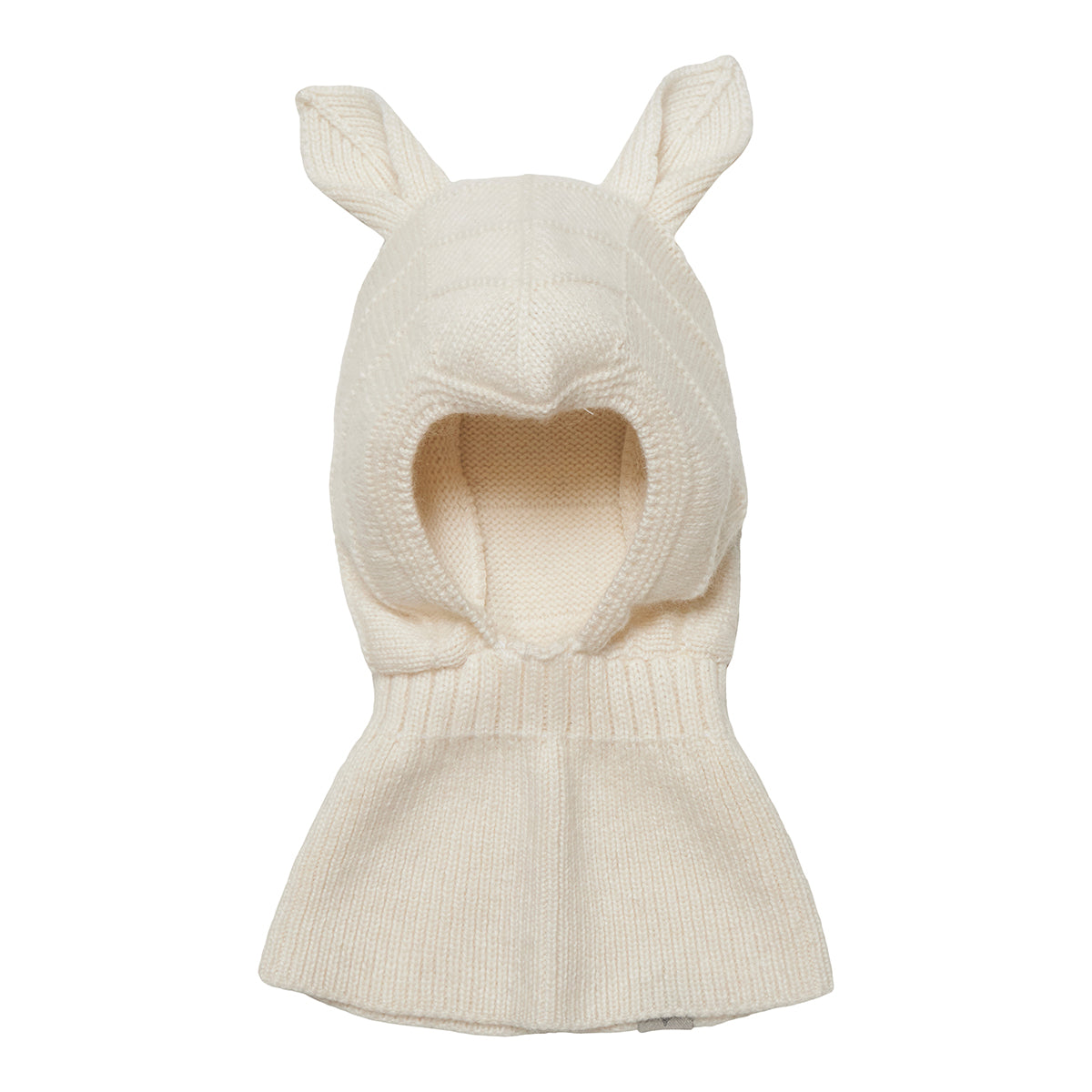 Huttelihut Uld Elefanthue med ører - Off white - 0-3 mdr Huttelihut Uld Elefanthue med ører - Off white - 0-3 mdr