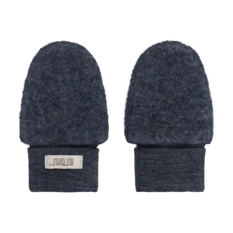 Huttelihut Uld Fleece Vanter - Ombre Blue Melange - 5056