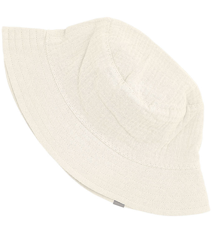 Huttelihut bøllehat - Musselin - Antique White