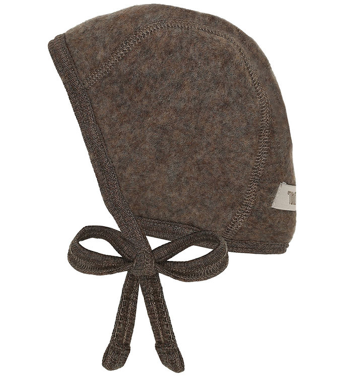 Huttelihut hjelm - Uldfleece - Noos - Brown Melange Huttelihut hjelm - Uldfleece - Noos - Brown Melange