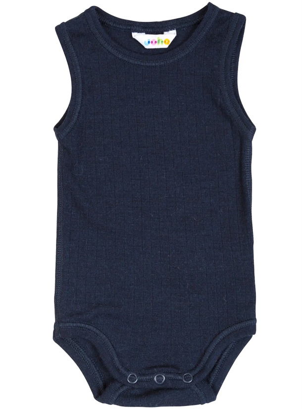 Joha Uld Body uden ærmer - Navy Blå