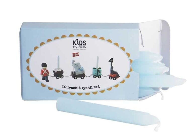 Kids By Friis Fødselsdagslys - Lyseblå