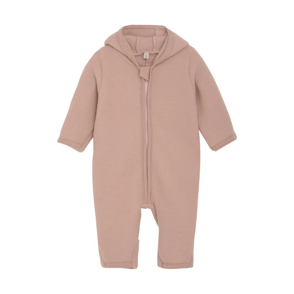 Køredragt Ører Uld Fleece - Mahogany Rose - 80