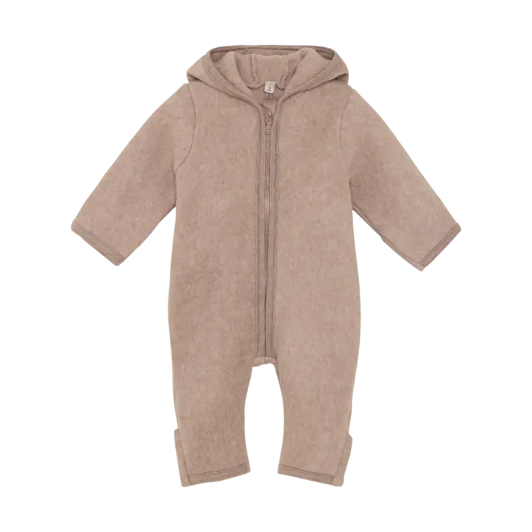 Køredragt m. Ører - Fleece - Savannah Melange - 86