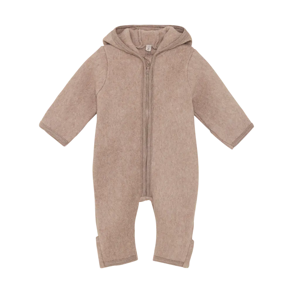 Køredragt m. Ører - Fleece - Savannah Melange - 86