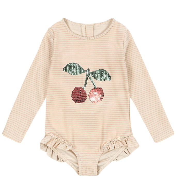 Konges Sløjd Badedragt - Jade - Rose Stripe