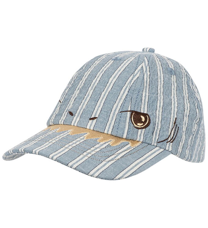 Konges Sløjd Kasket - Elliot Shark - Trio Blue Stripe