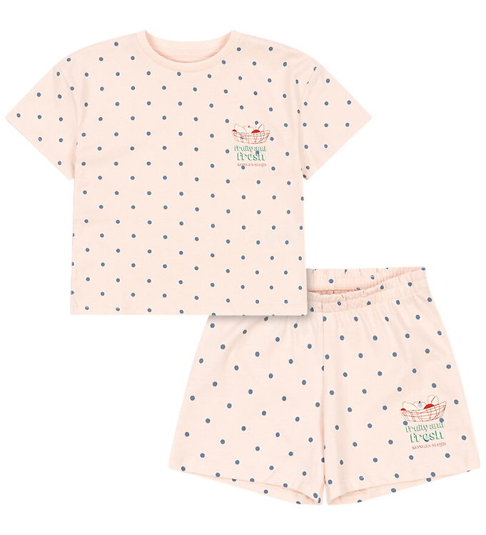 Konges Sløjd Shortssæt - Lin - Rosewater Dot