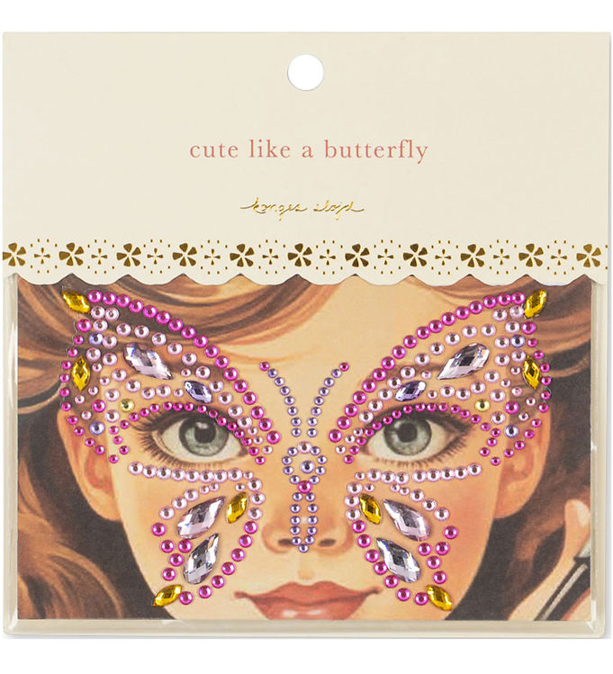 Konges Sløjd Udsmykningssæt - Butterfly Face Jewels
