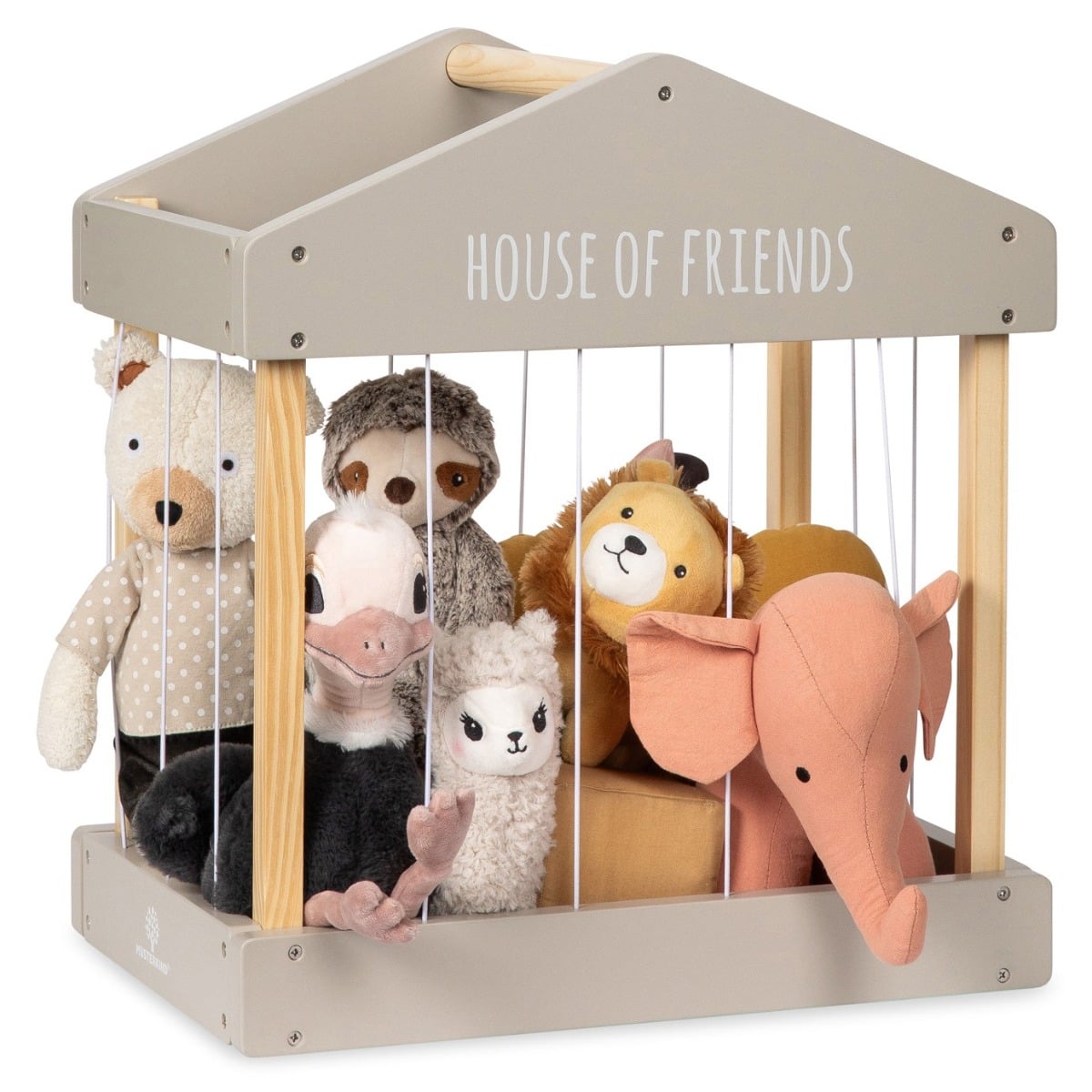 MUSTERKIND® | Bamse-bo - House of Friends (grå)