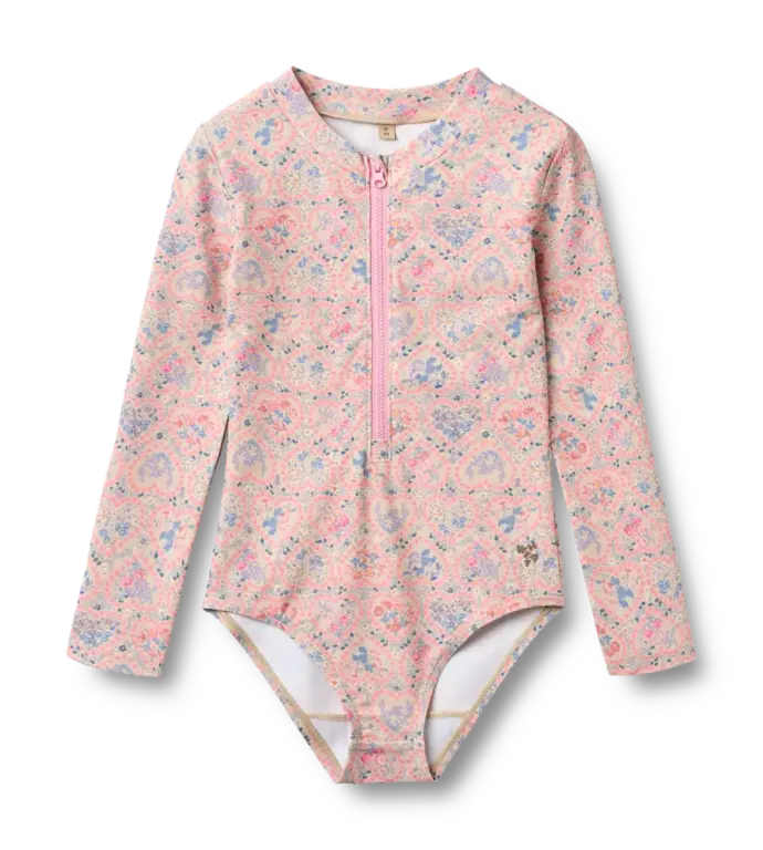 Margot Badedragt - Pink Heart Flowers - 122