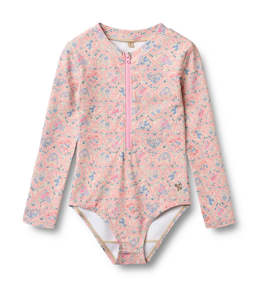 Margot Badedragt - Pink Heart Flowers - 122 Margot Badedragt - Pink Heart Flowers - 122