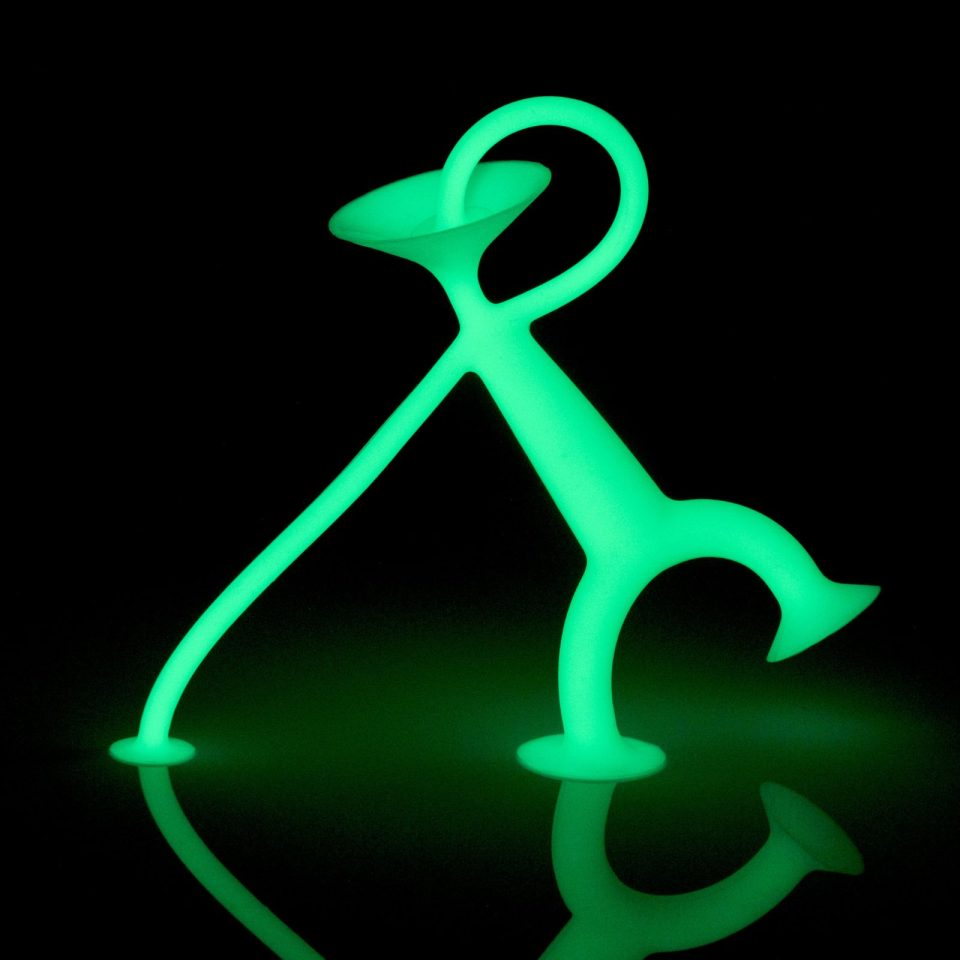 Moluk | Oogi sugekopfigur 13 cm - Glow in the dark, 1 stk