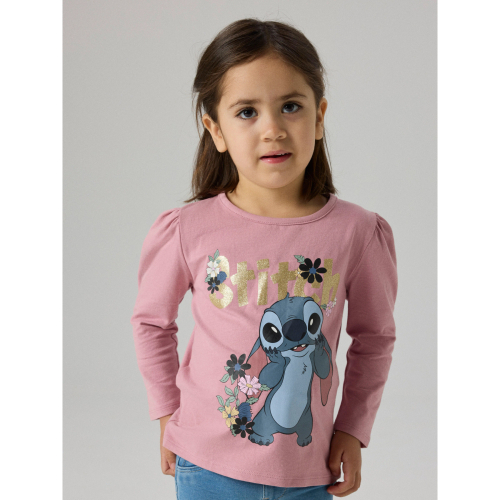 NAME IT Bluse Jina Stitch Lilas