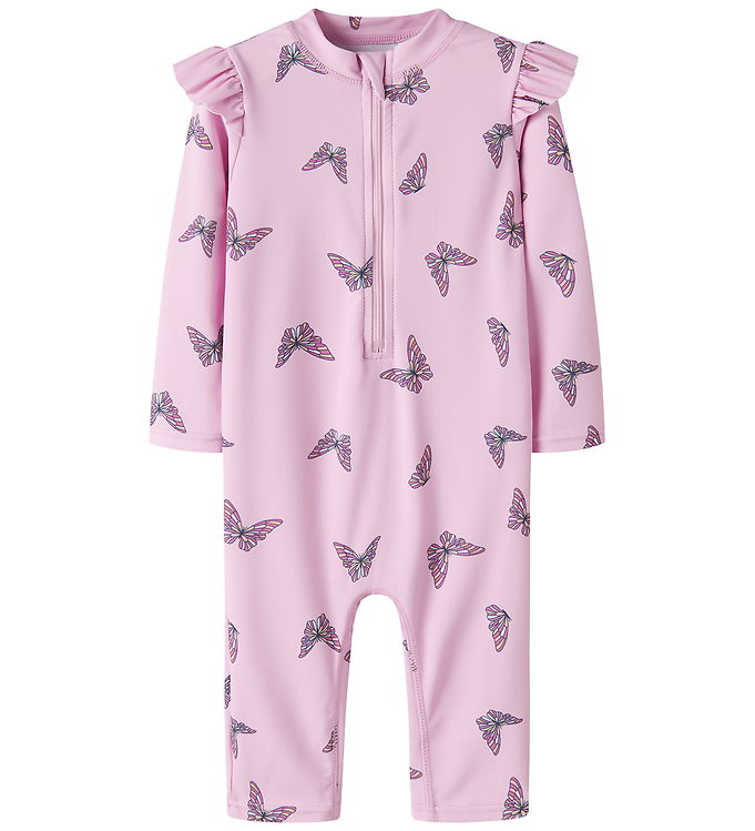 Name It Badeheldragt - UV50+ - 3/4 - NmfZippa - Pirouette