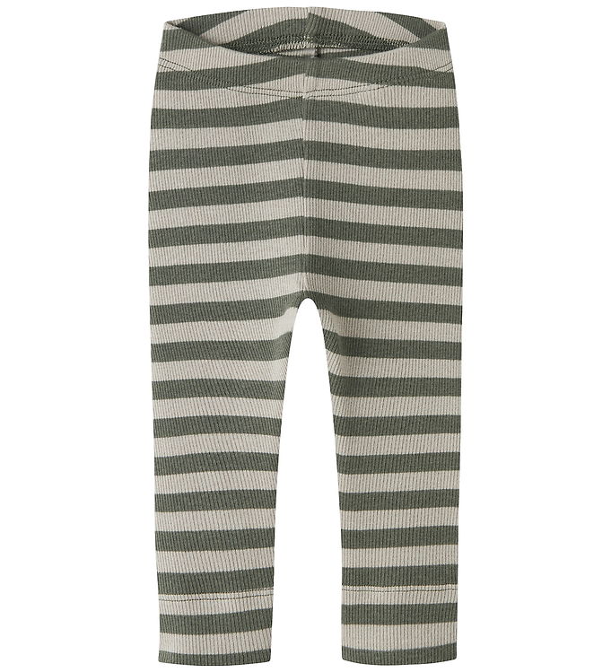 Name It Leggins - Noos - NbnBanio - Dusty Olive/Pure Cashmere