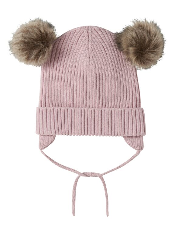 Name It Mara Knit Hat - Keepsake Lilac - 34/39