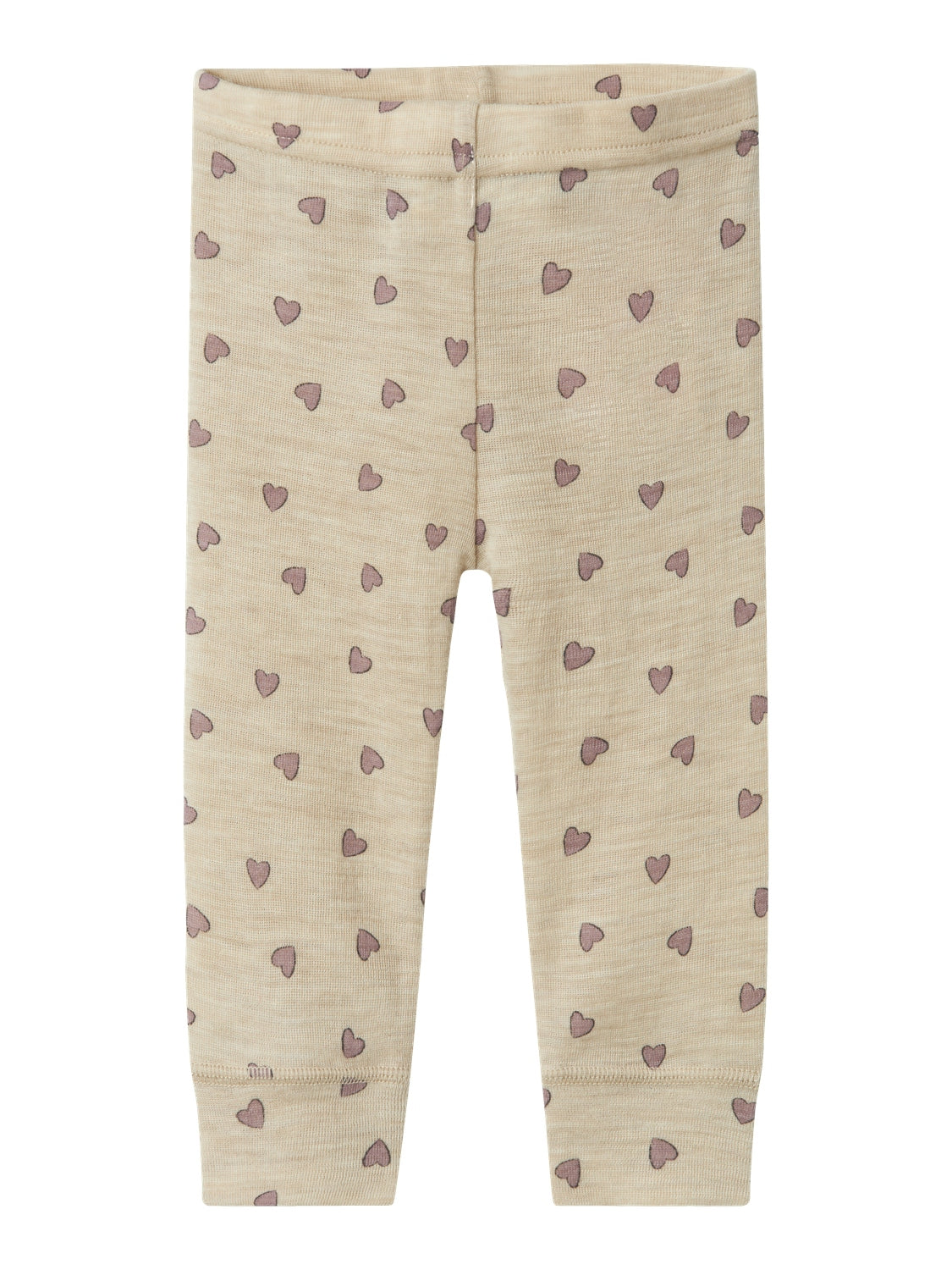 Name It Wang Wool Rib Legging - Pure Cashmere - 50 cm