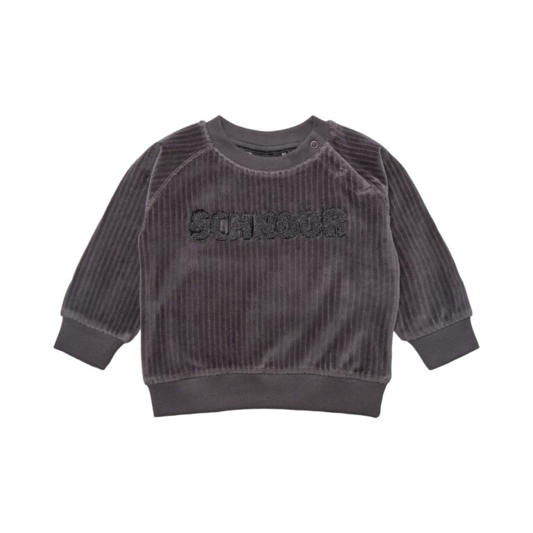 Petit By Sofie Schnoor Bluse Fløjl Dark Grey - 68 cm Petit By Sofie Schnoor Bluse Fløjl Dark Grey - 68 cm