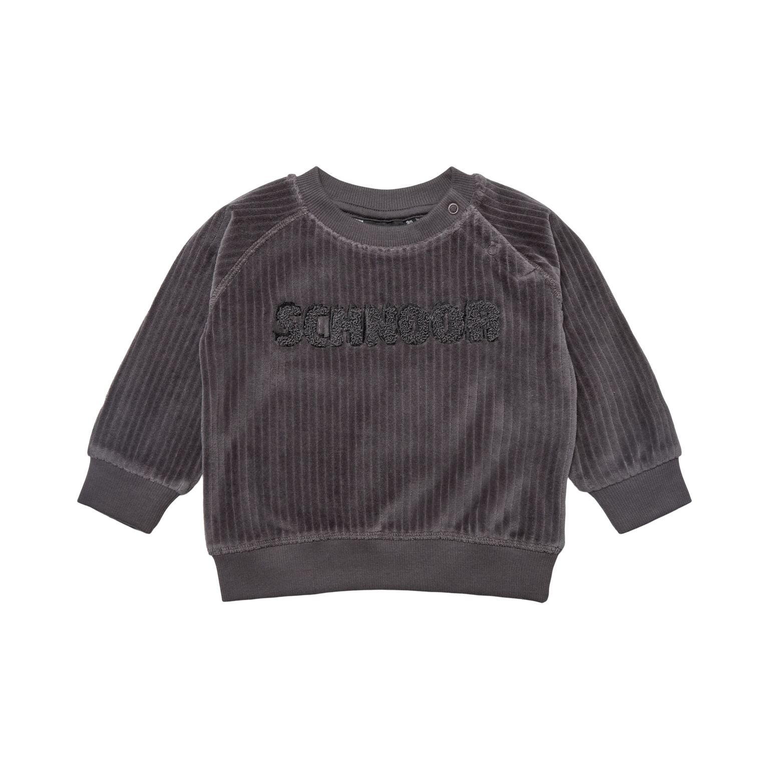 Petit By Sofie Schnoor Bluse Fløjl Dark Grey - 68 cm Petit By Sofie Schnoor Bluse Fløjl Dark Grey - 68 cm