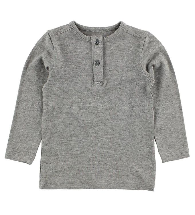 Petit By Sofie Schnoor Bluse - Gråmeleret Petit By Sofie Schnoor Bluse - Gråmeleret