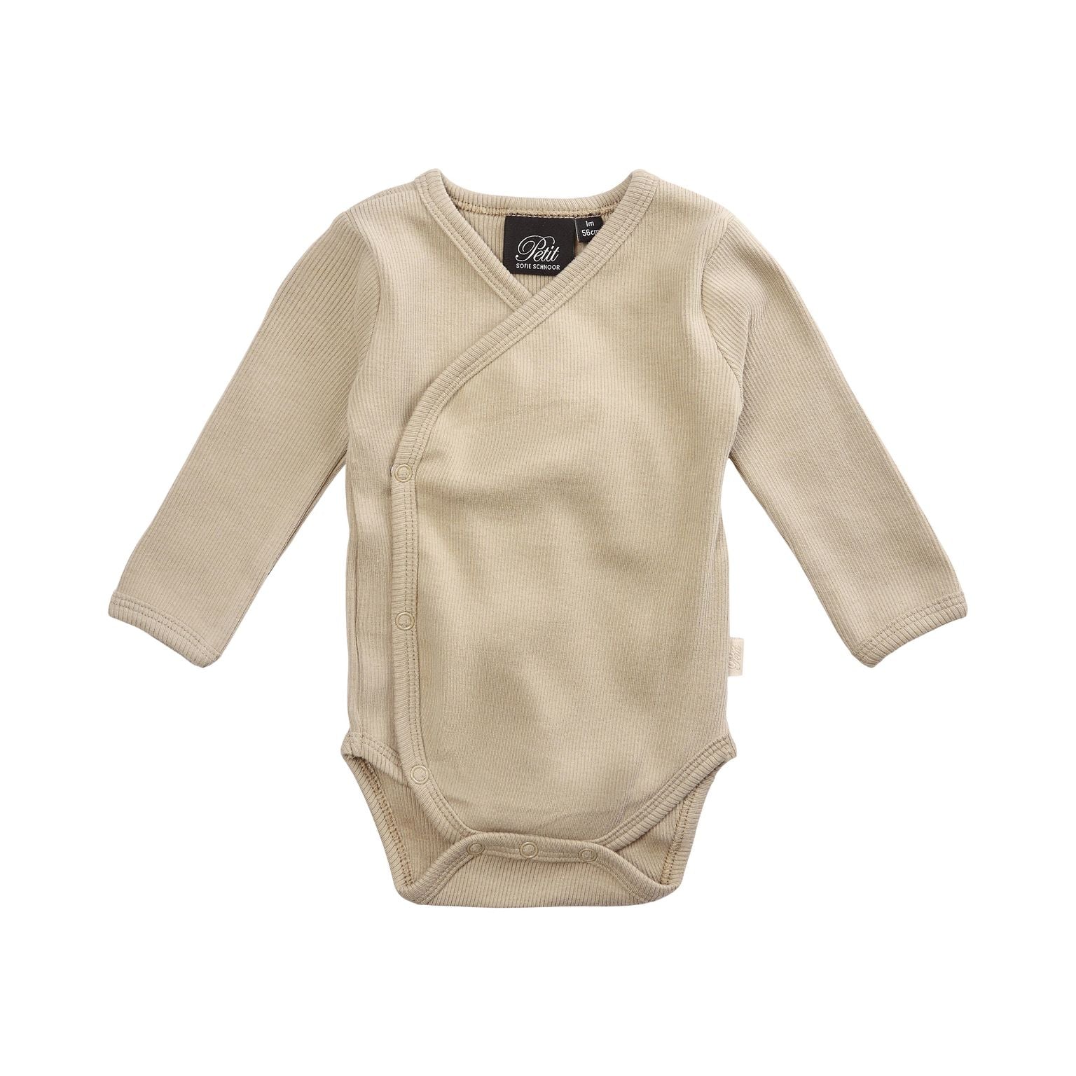 Petit By Sofie Schnoor New Born Rib Body - Dusty Green - 50 cm Petit By Sofie Schnoor New Born Rib Body - Dusty Green - 50 cm