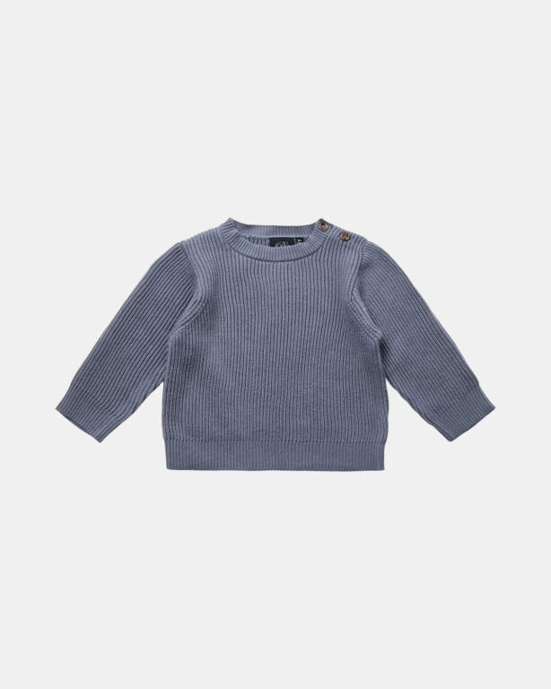 Petit By Sofie Schnoor - Strik middel blue - 80 cm / Meget ofte