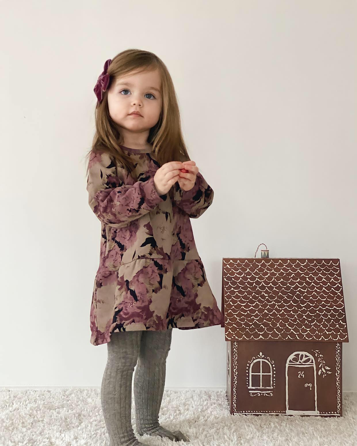 Petit By Sofie Schnoor Sweat Kjole Flower - 74 cm Petit By Sofie Schnoor Sweat Kjole Flower - 74 cm