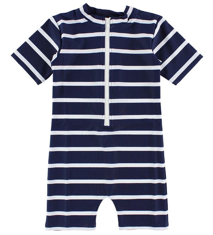 Petit Crabe Badeheldragt - Navy/Hvidstribet Petit Crabe Badeheldragt - Navy/Hvidstribet