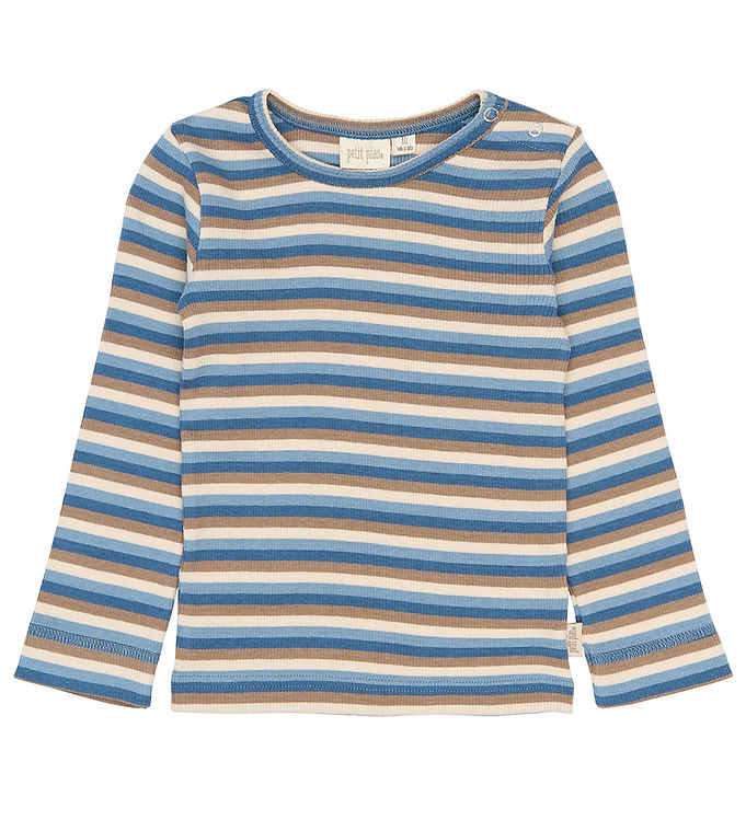 Petit Piao Bluse - Rib/Modal - PPSong - Infinity Multistriped