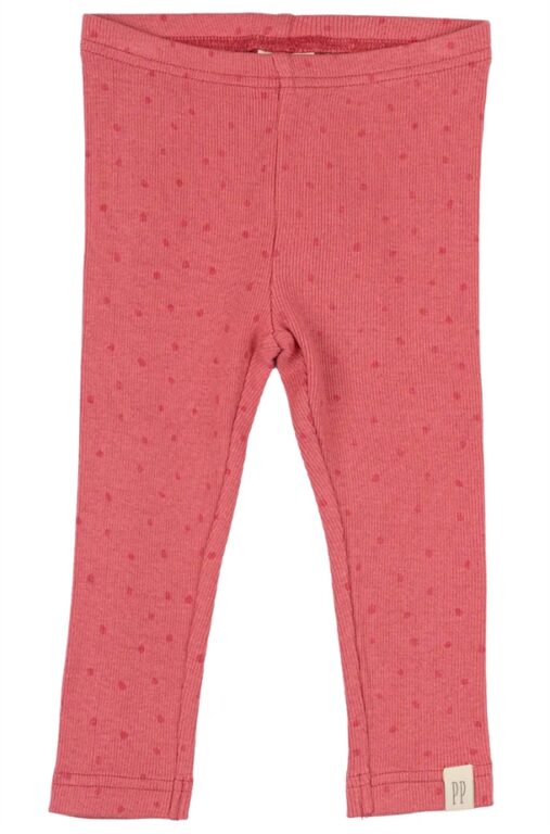 Petit Piao Leggings - Modal Dot - Light Berry