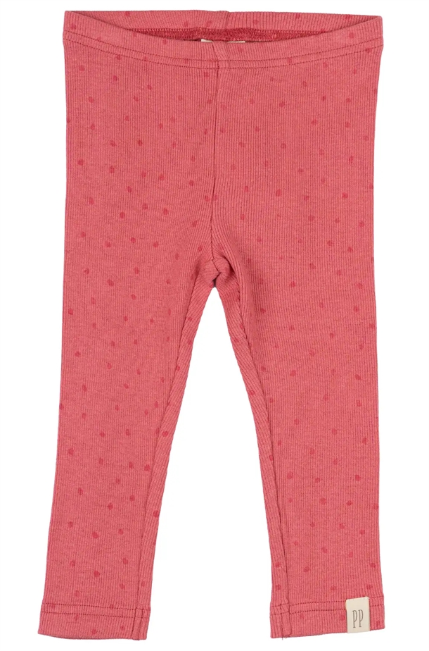 Petit Piao Leggings - Modal Dot - Light Berry