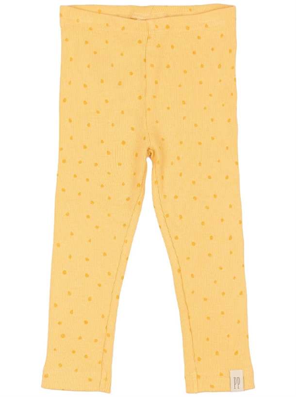 Petit Piao Leggings - Modal Dot - Yellow Sun Petit Piao Leggings - Modal Dot - Yellow Sun