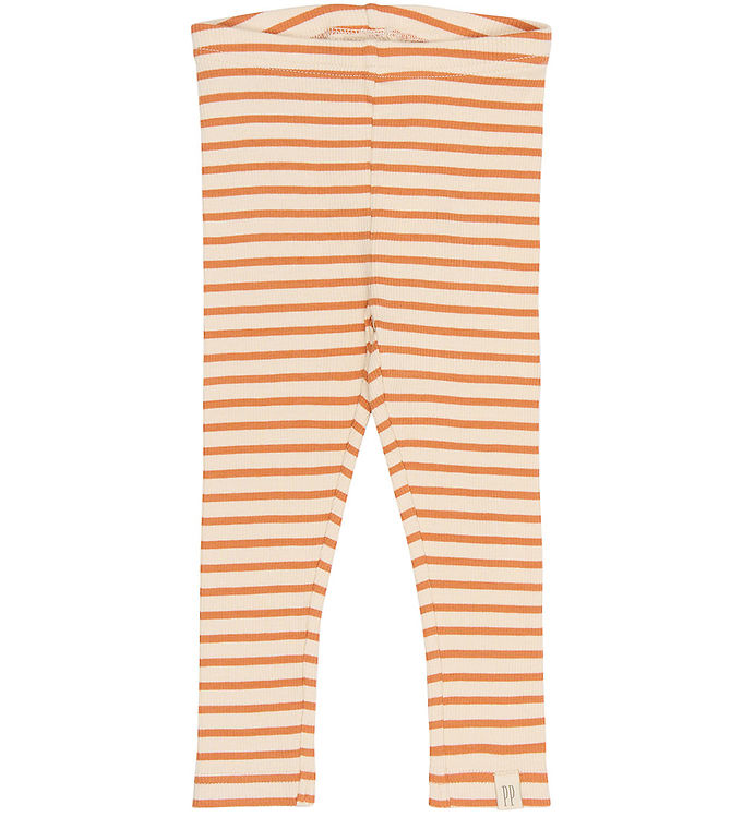 Petit Piao Leggings - Rib - Modal/Bomuld - Ppsky - Coral Gold