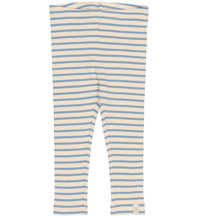 Petit Piao Leggings - Rib/Modal - PPSky - Infinity Striped Petit Piao Leggings - Rib/Modal - PPSky - Infinity Striped