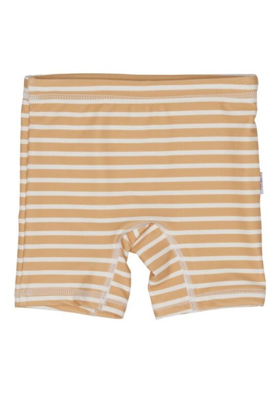 Petit Piao Swimtrunks UV50+ Striped Curry/Eggnog