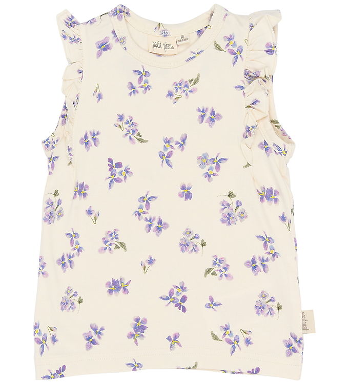 Petit Piao Top - PpStar - Eggnog Viola AOP Petit Piao Top - PpStar - Eggnog Viola AOP