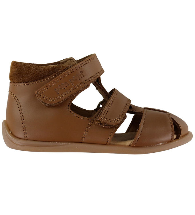 Pom Pom Begyndersandaler - Starter Velcro - Camel Pom Pom Begyndersandaler - Starter Velcro - Camel