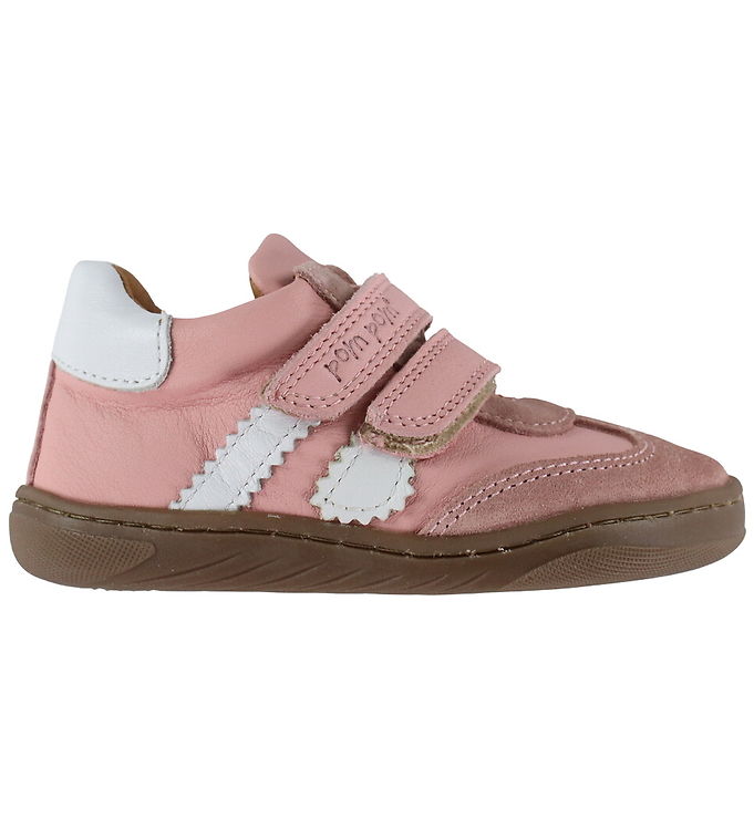 Pom Pom Sko - Velcro - Misty Rose Pom Pom Sko - Velcro - Misty Rose
