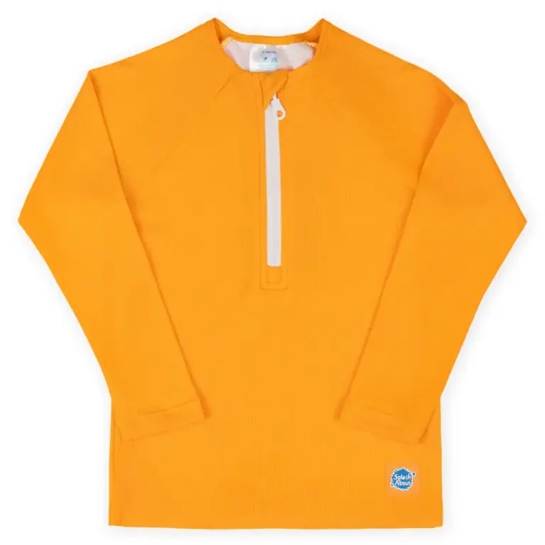 Premium Rash Badebluse - ORANGE - 1-2 ÅR