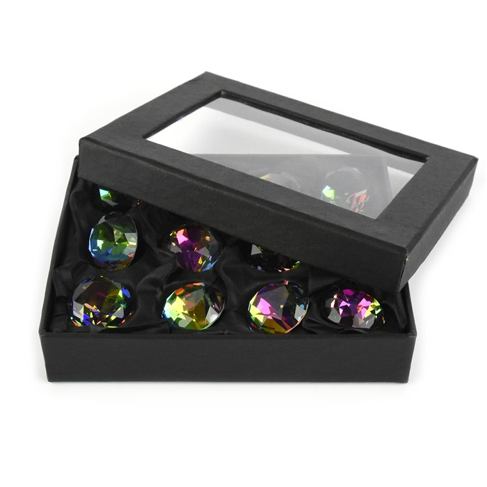 Robetoy | Diamanter Ø3 cm. - Regnbue - 12 stk
