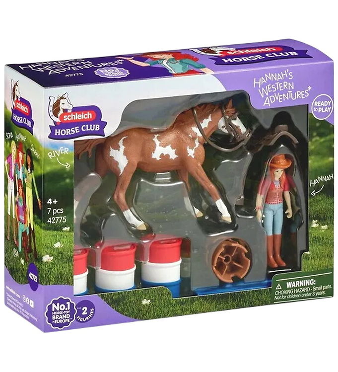 Schleich Horse Club - Hannahs Western Adventures - 7 Dele - 4277 Schleich Horse Club - Hannahs Western Adventures - 7 Dele - 4277