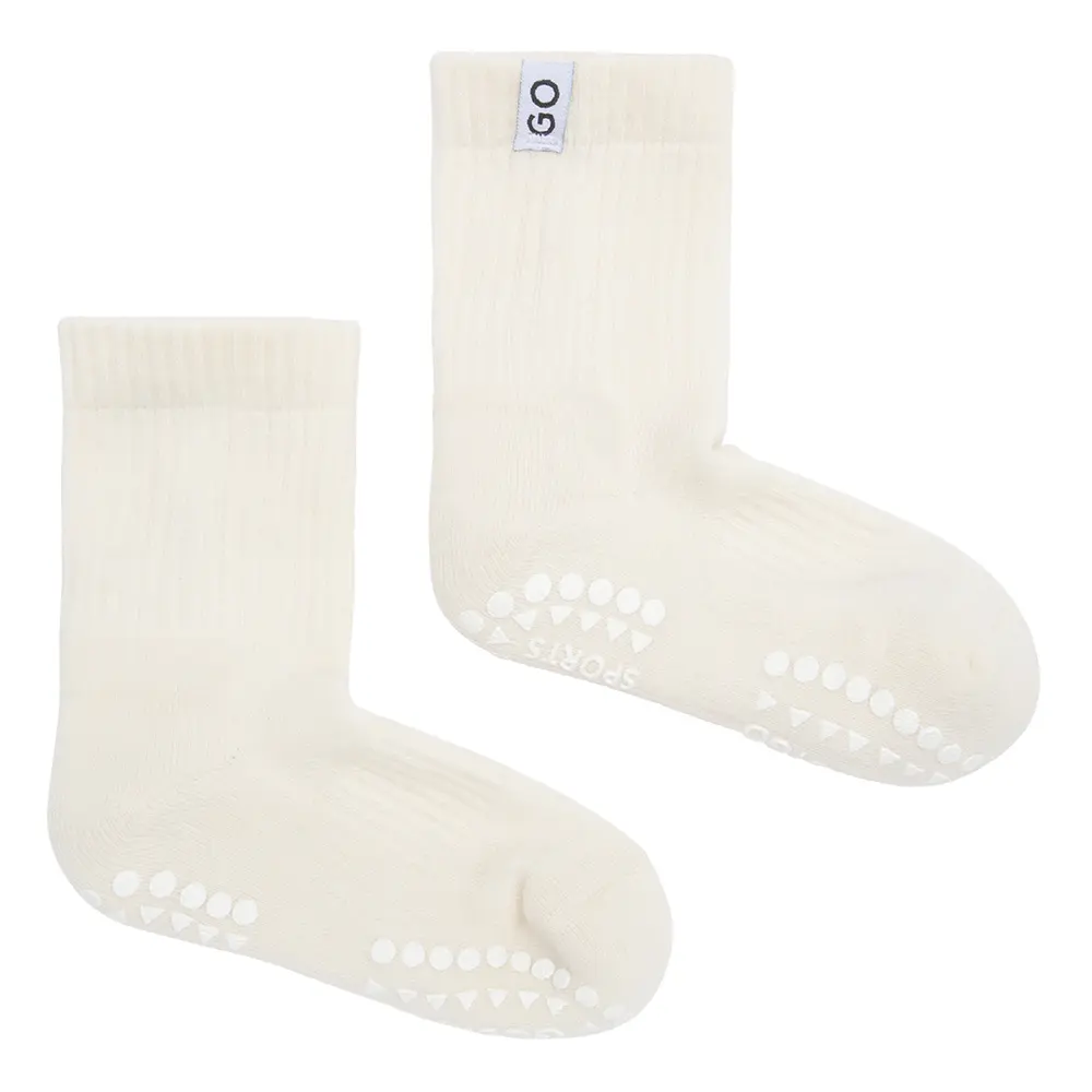 Skridsikre Sport Strømper - Off white - 23/26 Skridsikre Sport Strømper - Off white - 23/26