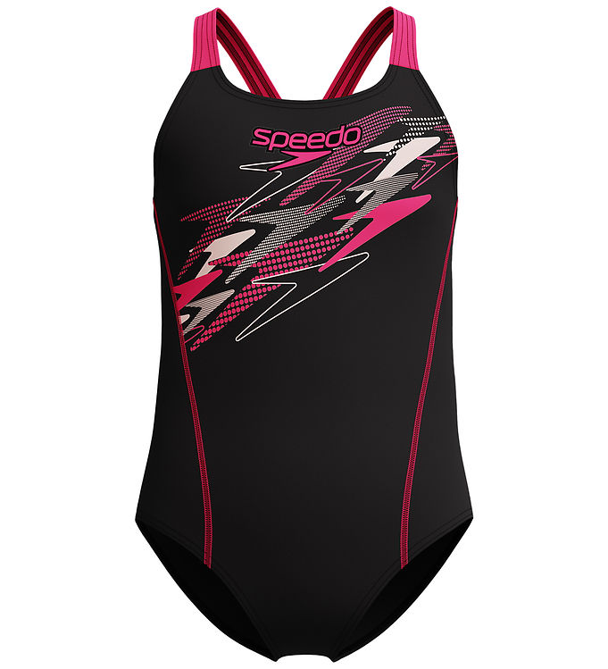 Speedo Badedragt - Medley Logo Medalist - Anthracite/Margarita