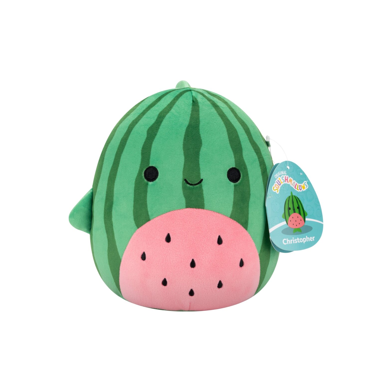 Squishmallows Bamse - 19 cm - Christopher Watermelon Whale Squishmallows Bamse - 19 cm - Christopher Watermelon Whale