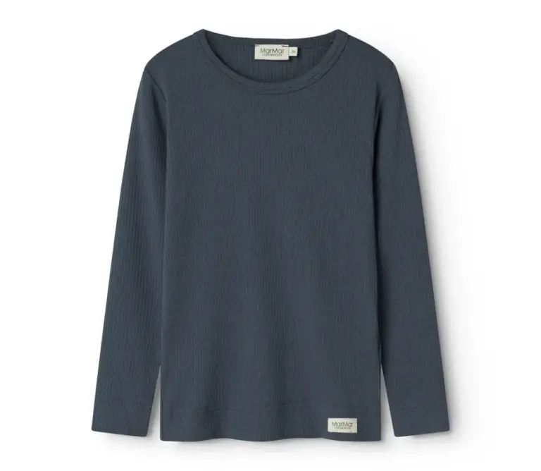 T-shirt, langærmet - Blue - 98