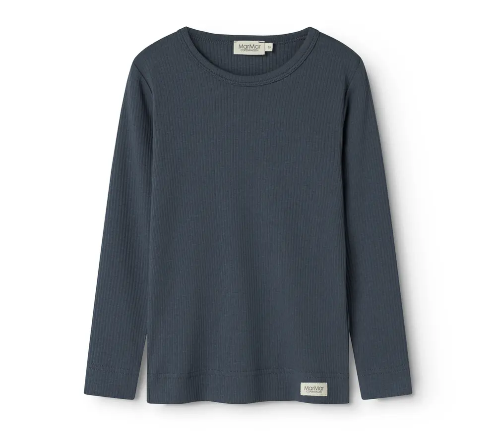T-shirt, langærmet - Blue - 98