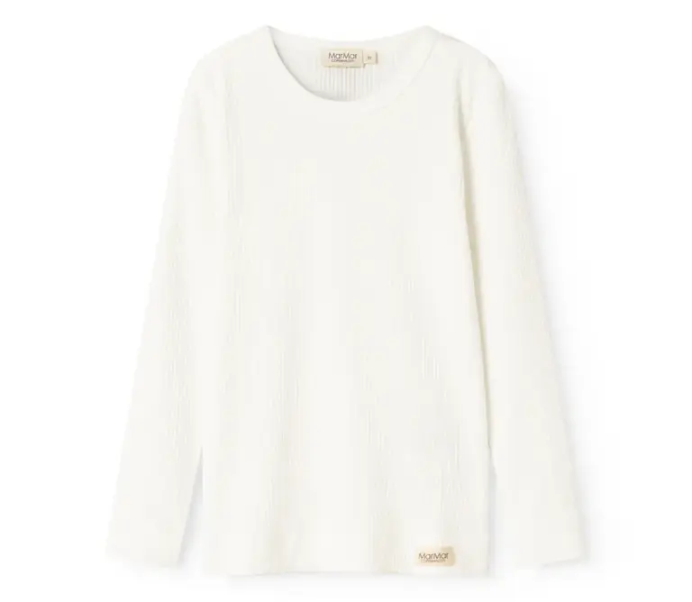 T-shirt, langærmet - Gentle white - 110