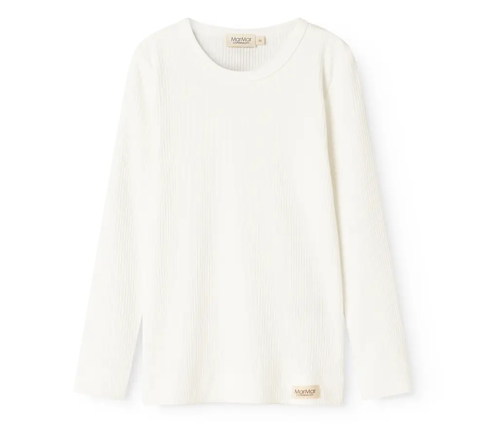 T-shirt, langærmet - Gentle white - 110
