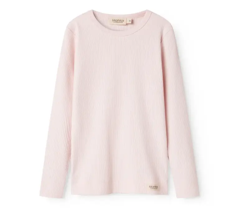T-shirt, langærmet - Rosa - 104